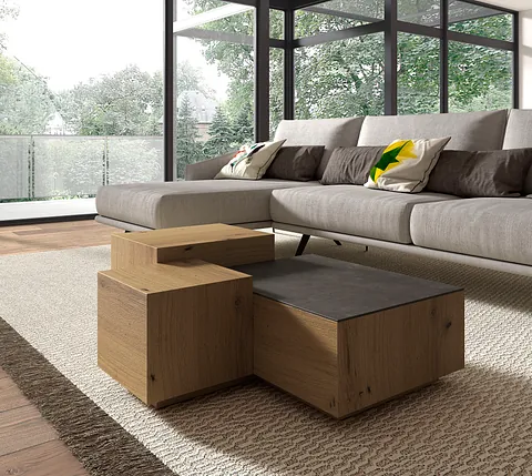 mesa de centro modelo Kubos